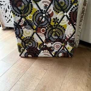 Vera Bradley Ribbon Memo Board-Cocoa Moss